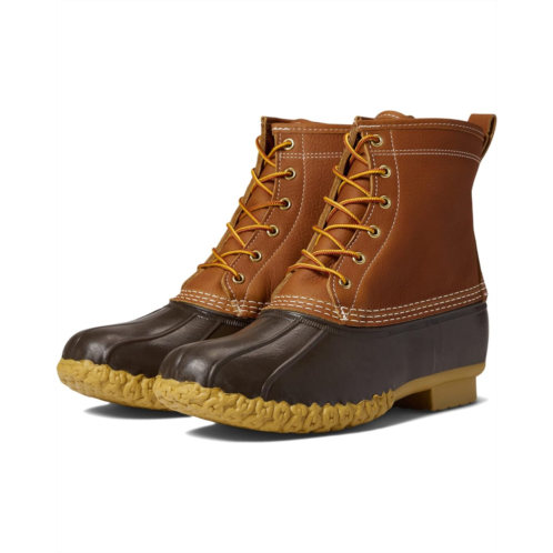 L.L.Bean Mens LLBean Bean Boots 8 Leather Primaloft Flannel Lined