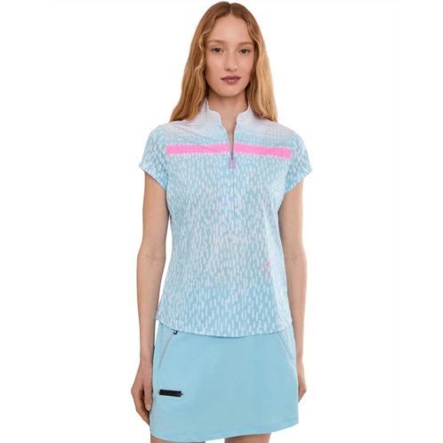 Jamie Sadock Graze Print Cap Sleeve Top