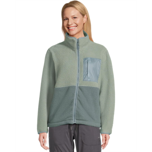 L.L.Bean Womens LLBean Mountainside Fleece Jacket Color-Block