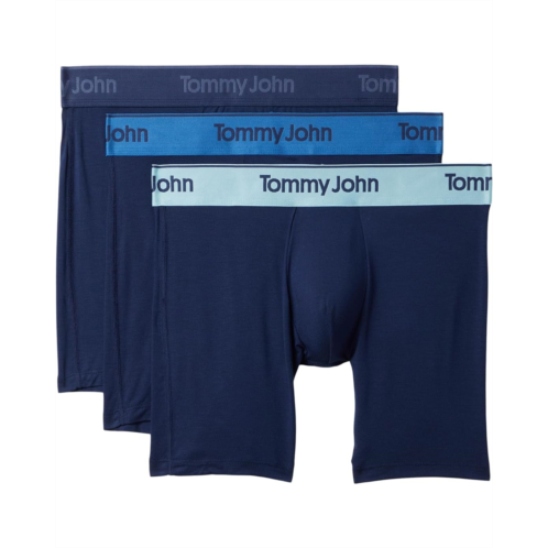 Mens Tommy John 3-Pack Second Skin Modal Boxer Brief