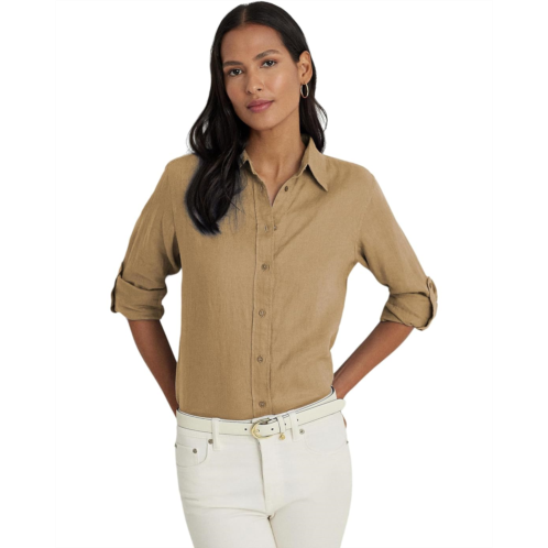 POLO Ralph Lauren Womens Lauren Ralph Lauren Linen Shirt