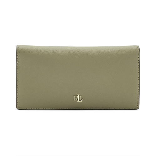 POLO Ralph Lauren Lauren Ralph Lauren Crosshatch Leather Slim Wallet