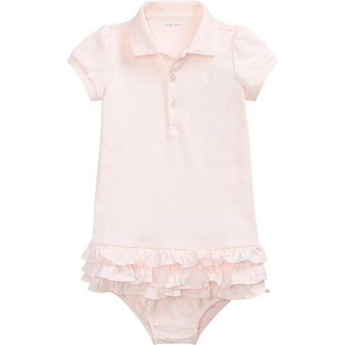 Polo Ralph Lauren Kids Ruffled Polo Dress & Bloomer (Infant)