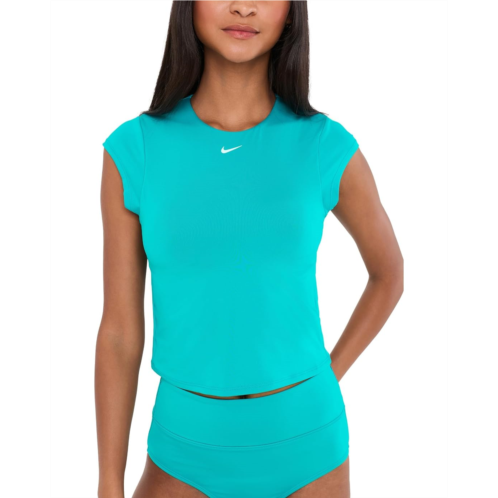Womens Nike Essential Cap Sleeve Swim Top