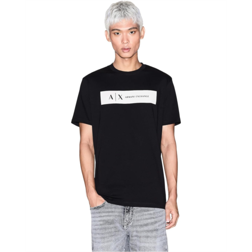 Mens Armani Exchange Box Chest Logo T-shirt