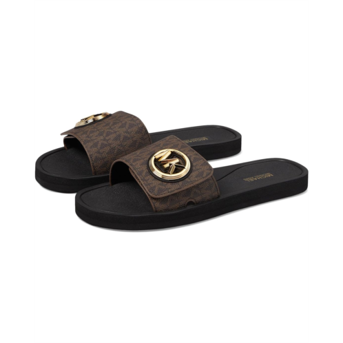 Womens Michael Michael Kors MK Charm Slide