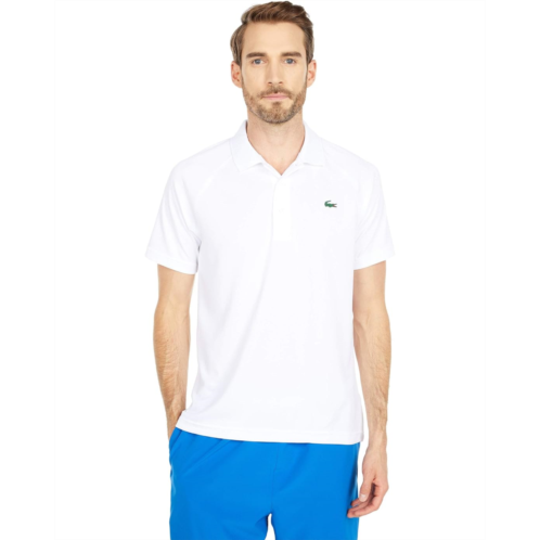 Lacoste Short Sleeve Sport Breathable Run-Resistant Interlock Polo Shirt