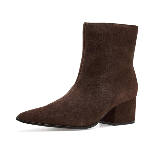 Womens Arezzo Ally Mid Block Bootie