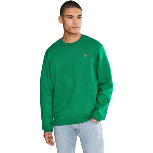 U.S. POLO ASSN. Long Sleeve Popover Crew Neck Fleece Sweatshirt