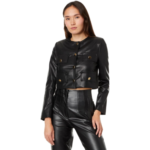 Line and dot Sonny Collarless Jacket
