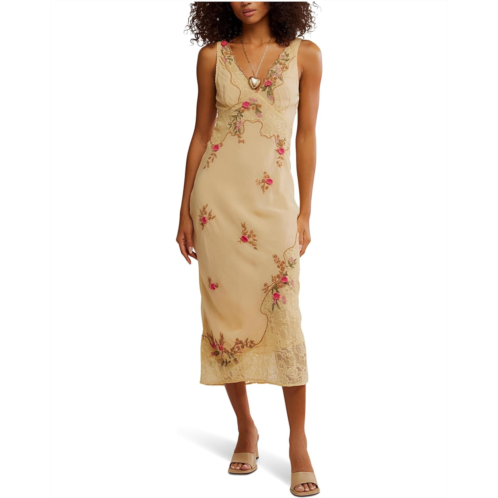 Womens Free People Meet Again Midi Dress