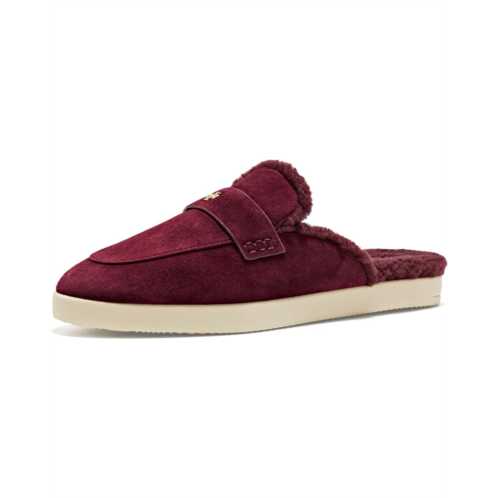 Womens Tory Burch Ballet Sport Shearling Mules