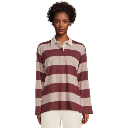 Womens Faherty Legend Sweater Rugby Popover