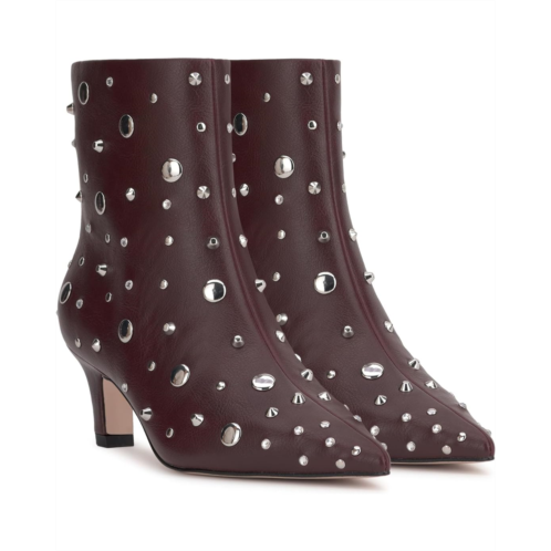Jessica Simpson Viviana Kitten Heel Studded Bootie
