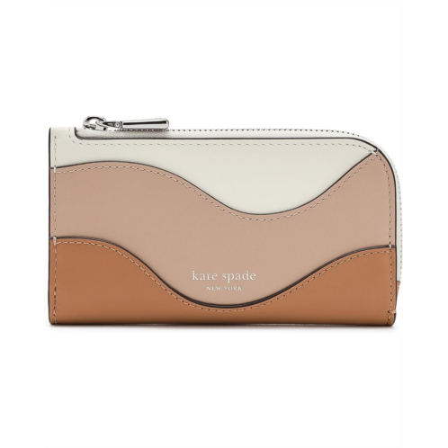 Kate Spade New York Devin Wavy Leather Small Bifold Wallet