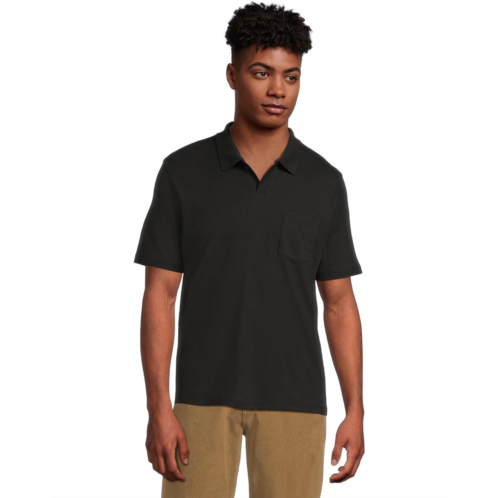 Mens Vince Short Sleeve Johnny Collar