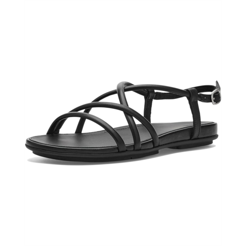 Womens FitFlop Gracie Leather Strappy Back-Strap Sandals