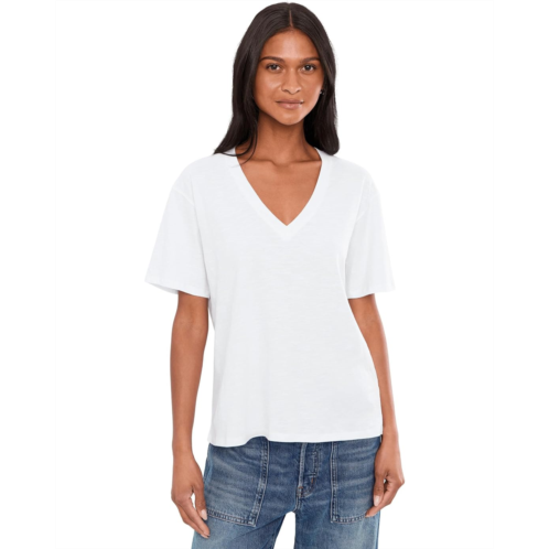 Womens Splendid Louisa Boyfriend V-Neck Short Sleeve Tee