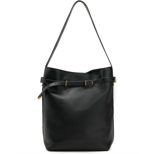 Madewell The Essential Belted Bucket Tote in Leather
