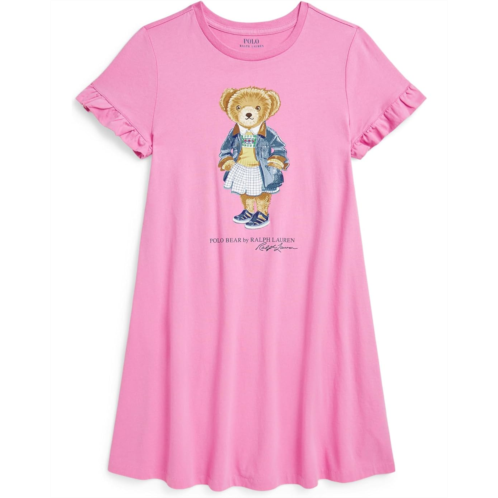Polo Ralph Lauren Kids Polo Bear Cotton Jersey Dress (Big Kid)