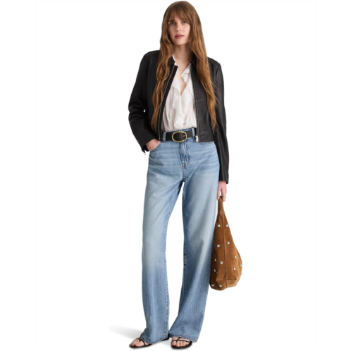 Madewell The Perfect Vintage Wide-Leg Jean in Airy Denim