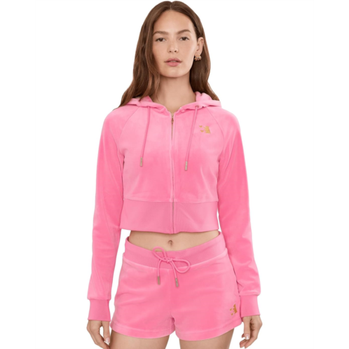 Juicy Couture Raglan Corset Hoodie
