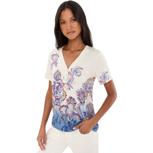 Johnny Was The Janie Favorite Button Neck Tee