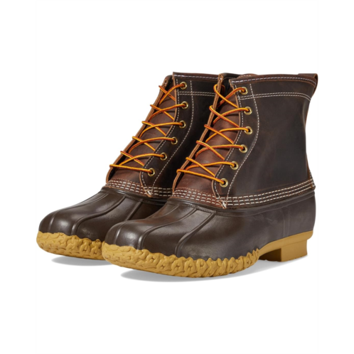 L.L.Bean Mens LLBean Bean Boots 8 Leather Primaloft Flannel Lined