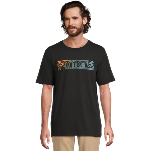 Mens Carhartt Relaxed Fit Lightweight Short-Sleeve Logo Graphic T-Shirt