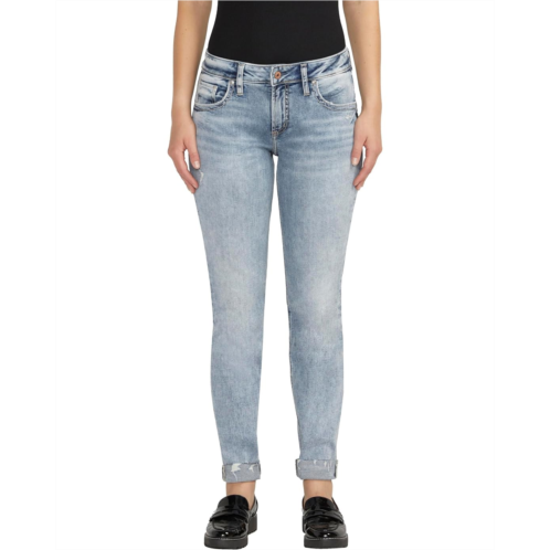 Silver Jeans Co. Womens Silver Jeans Co Boyfriend Mid Rise Slim Leg Jeans L27170CVS244