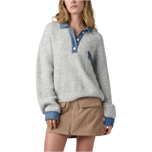 Womens Blank NYC Rain Or Shine Sweater