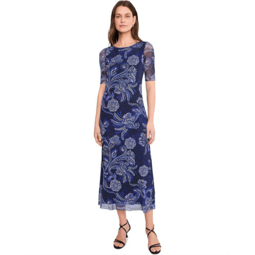 Womens Johnny Was Astrid Mesh Midi Dress - Miko