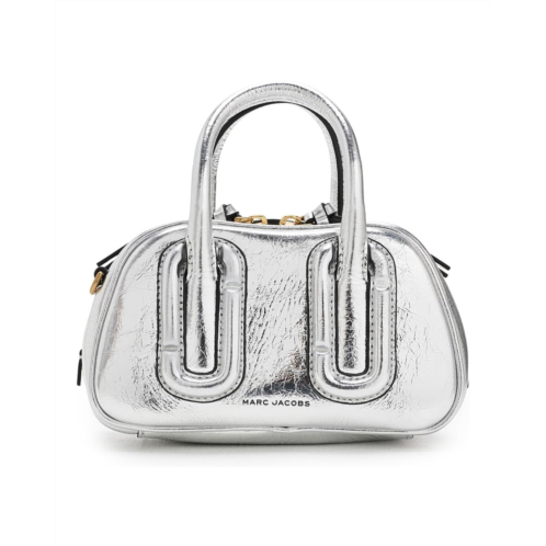 Marc Jacobs Babe Mini Top-Handle In Metallic Leather