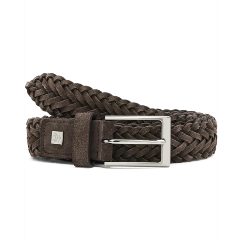Brooks Brothers Braided Suede Leather Belt