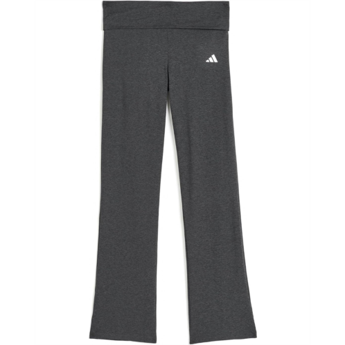 Girls adidas Kids Folded Waistband Kick Flare Pants (Big Kid)