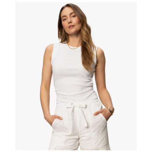 Sanctuary Ribbed Ruched Tank