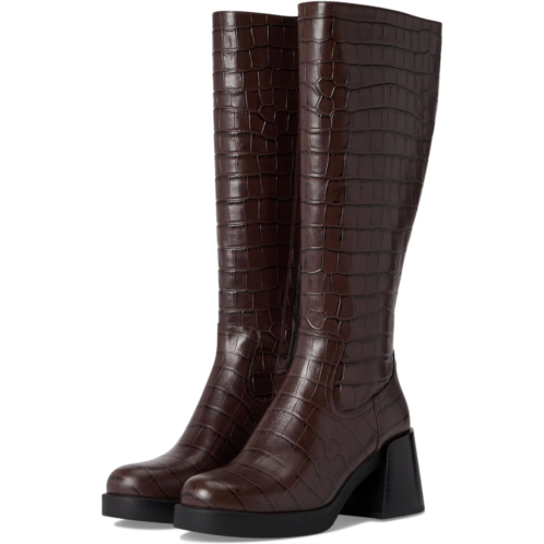 COACH Natasha Embossed Croc Boot