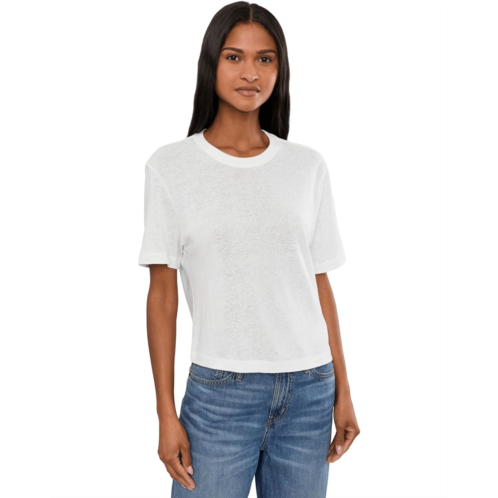Womens AG Jeans Charlie Relaxed Short Sleeve Crew Tee