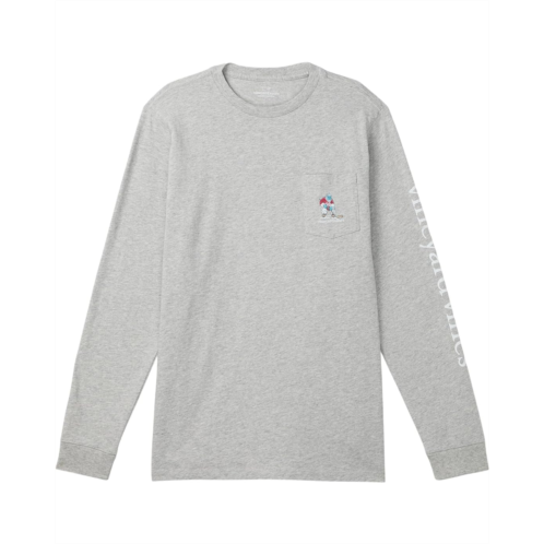 Vineyard Vines Kids Yeti Hockey Legend Long Sleeve Tee (Little Kid/Big Kid)