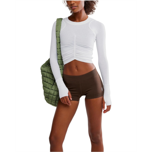 Womens FP Movement Tempo Ruched Long Sleeve