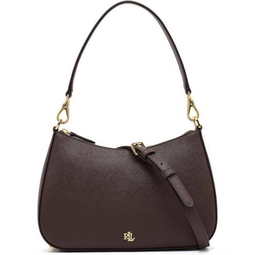 POLO Ralph Lauren Lauren Ralph Lauren Crosshatch Leather Medium Danni Bag