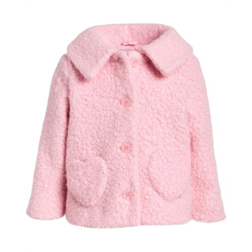 Janie and Jack Pink Heart Coat (Infant)