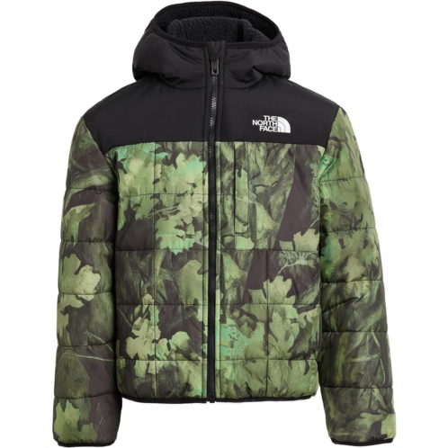 Boys The North Face Kids Reversible Shasta Full Zip Hooded Jacket Print (Little Kid/Big Kid)