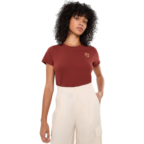 Womens Toad&Co Re-Form Crew Embroidered