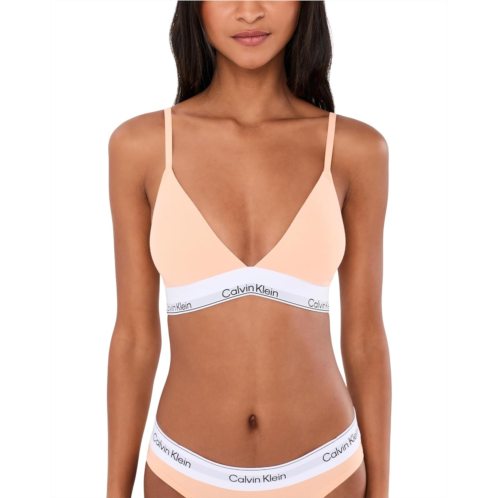 Womens Calvin Klein Underwear Icon Cotton Modal Lightly Lined Triangle Bralette