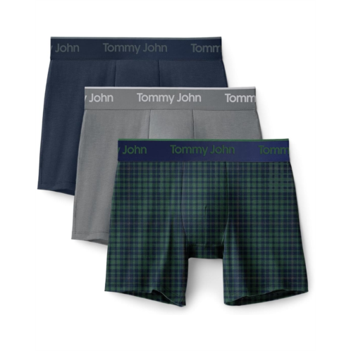 Mens Tommy John Second Skin Modal 6 Boxer Brief 3-Pack