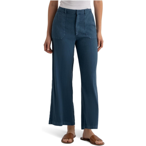 KUT from the Kloth Topaz High-Rise Wide Leg Pants with Porkchop Pockets