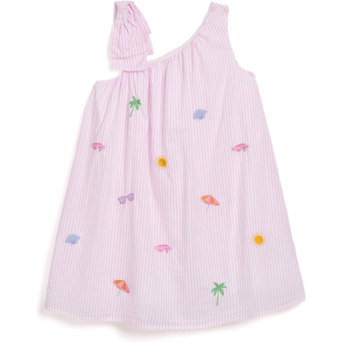 Girls Janie and Jack Striped One Shoulder Dress (Infant/Toddler/Little Kid/Big Kid)