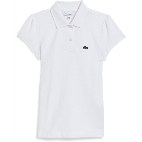 Girls Lacoste Kids Scallop Collar Polo (Big Kid)