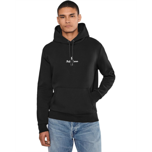Mens Polo Ralph Lauren Logo Double-Knit Hoodie